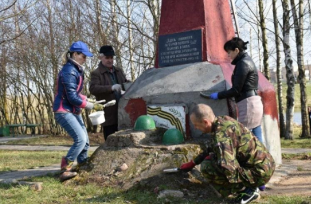 Участие в республиканском субботнике Участие в республиканском субботнике