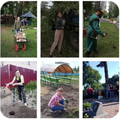 Участие в районном субботнике Участие в районном субботнике